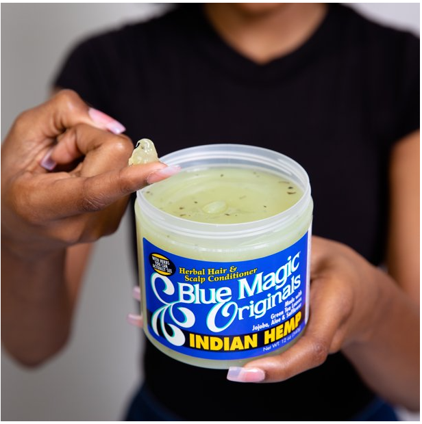 Blue Magic Organic Indian Hemp 12 oz - BRAID BEAUTY