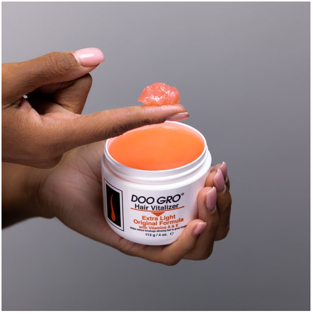 DOO GRO Hair Vitalizer Extra Light Original Formula with vitamins A & E 4 oz - BRAID BEAUTY