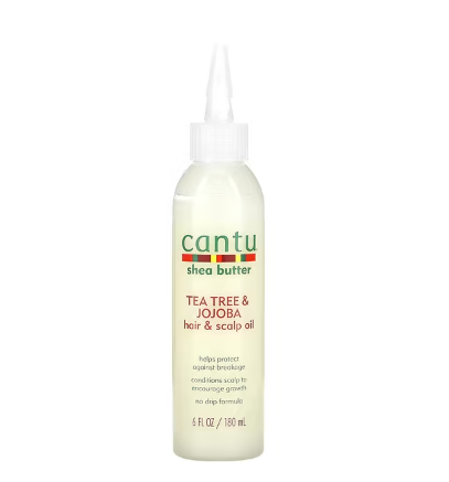 Cantu Shea Butter Tea Tree & Jojoba Hair & Scalp Oil 6 oz - BRAID BEAUTY