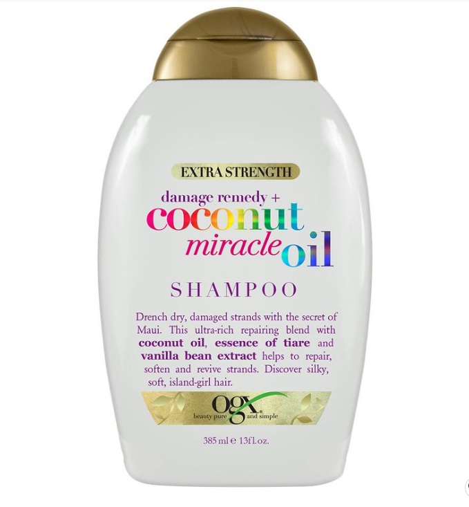 OGX Extra Strength Damage Remedy  Coconut Miracle Oil Shampoo 13 oz - BRAID BEAUTY