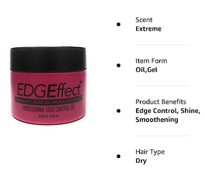 Magic Collection Edge Effect Edge Control Gel  8 oz Argan Oil - BRAID BEAUTY