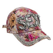 Rhinestone Cap - Sexy Flower 06 - BRAID BEAUTY