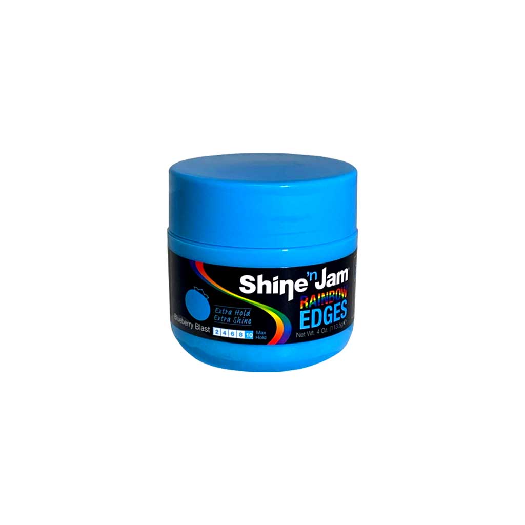 Ampro Shine 'n Jam Rainbow Edges 4 oz - BRAID BEAUTY