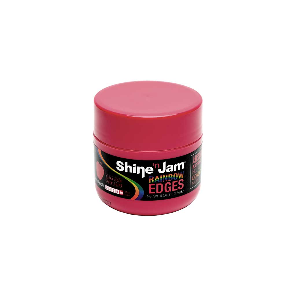 Ampro Shine 'n Jam Rainbow Edges 4 oz - BRAID BEAUTY