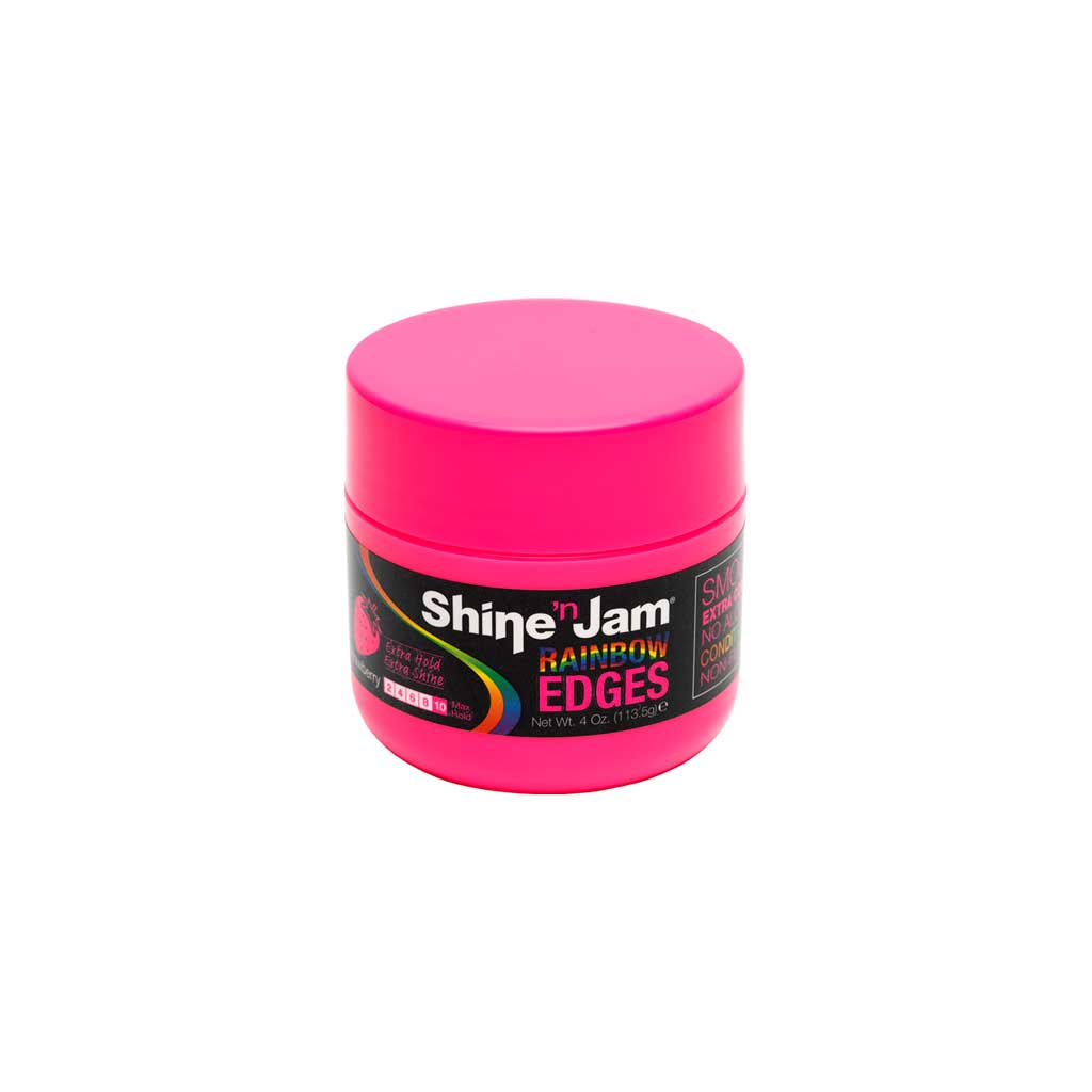 Ampro Shine 'n Jam Rainbow Edges 4 oz - BRAID BEAUTY