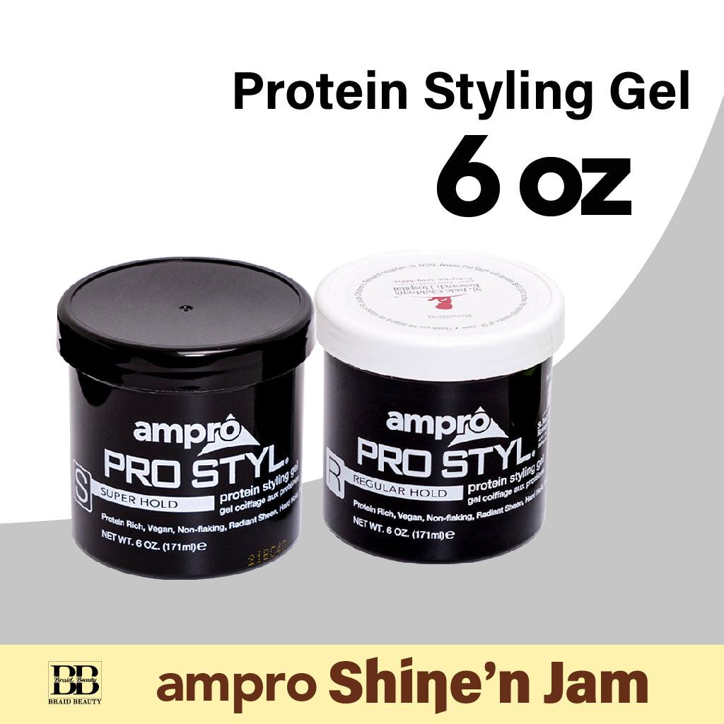Ampro Protein Styling Gel 6 oz - BRAID BEAUTY