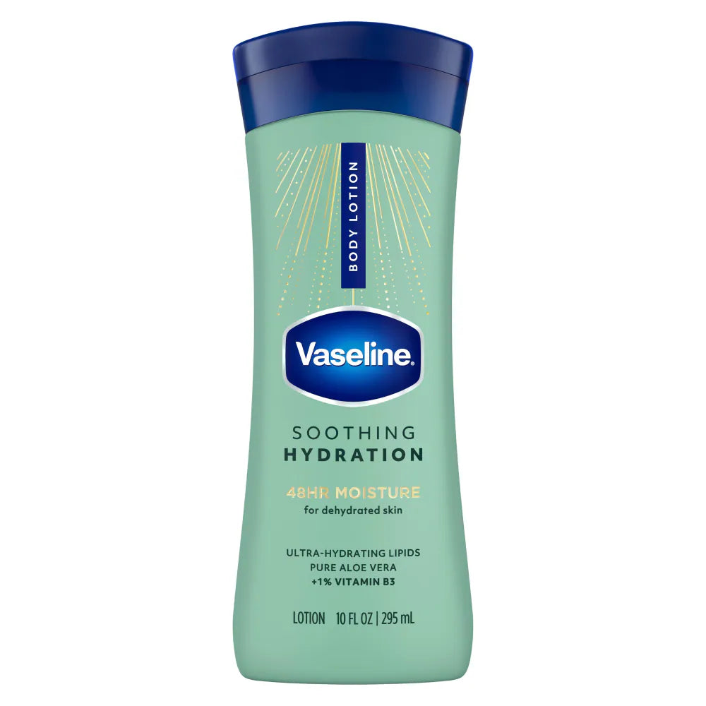 Vaseline Intensive Care Moisturizing Body Lotion with Aloe Vera Extract 10 Oz