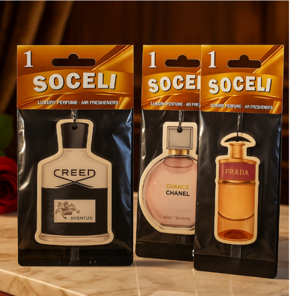 SOCELI Luxury Hanging Air Freshener Collection