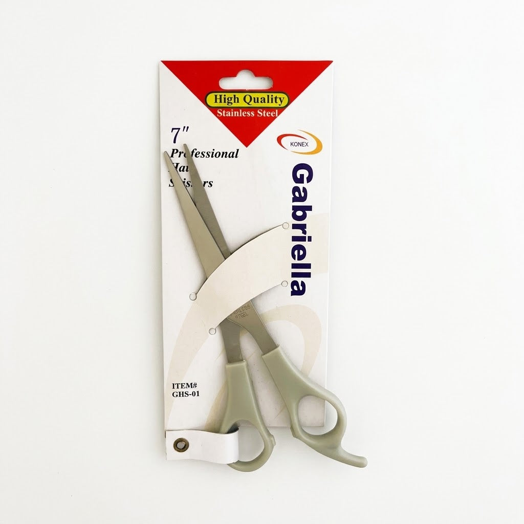 GABRIELLA PROFESSIONAL HAIR SCISSORS 7" #GHS01C - BRAID BEAUTY