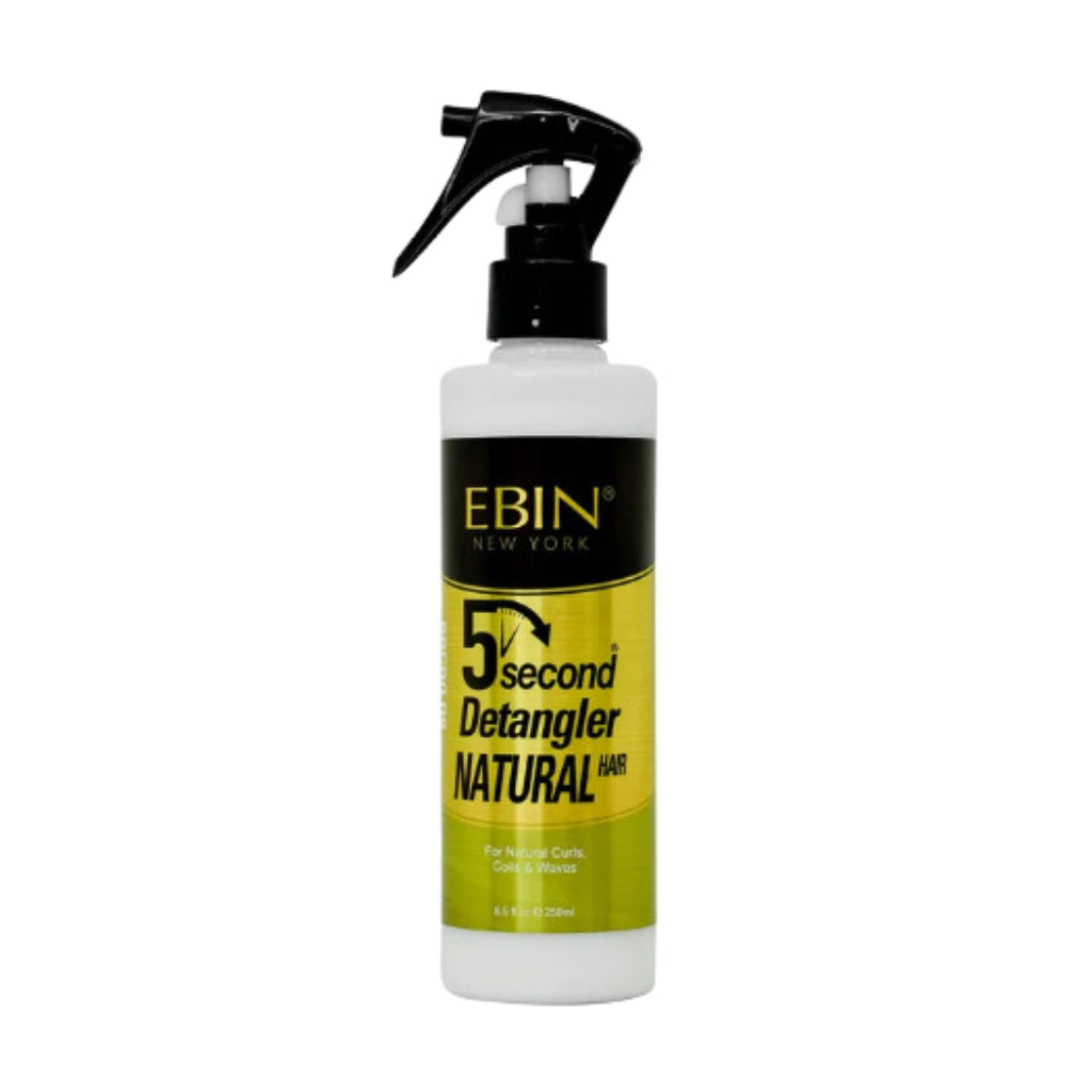 EBIN NEW YORK 5 SECOND ARGAN OIL NATURAL DETANGLER - 8.5 OZ - BRAID BEAUTY