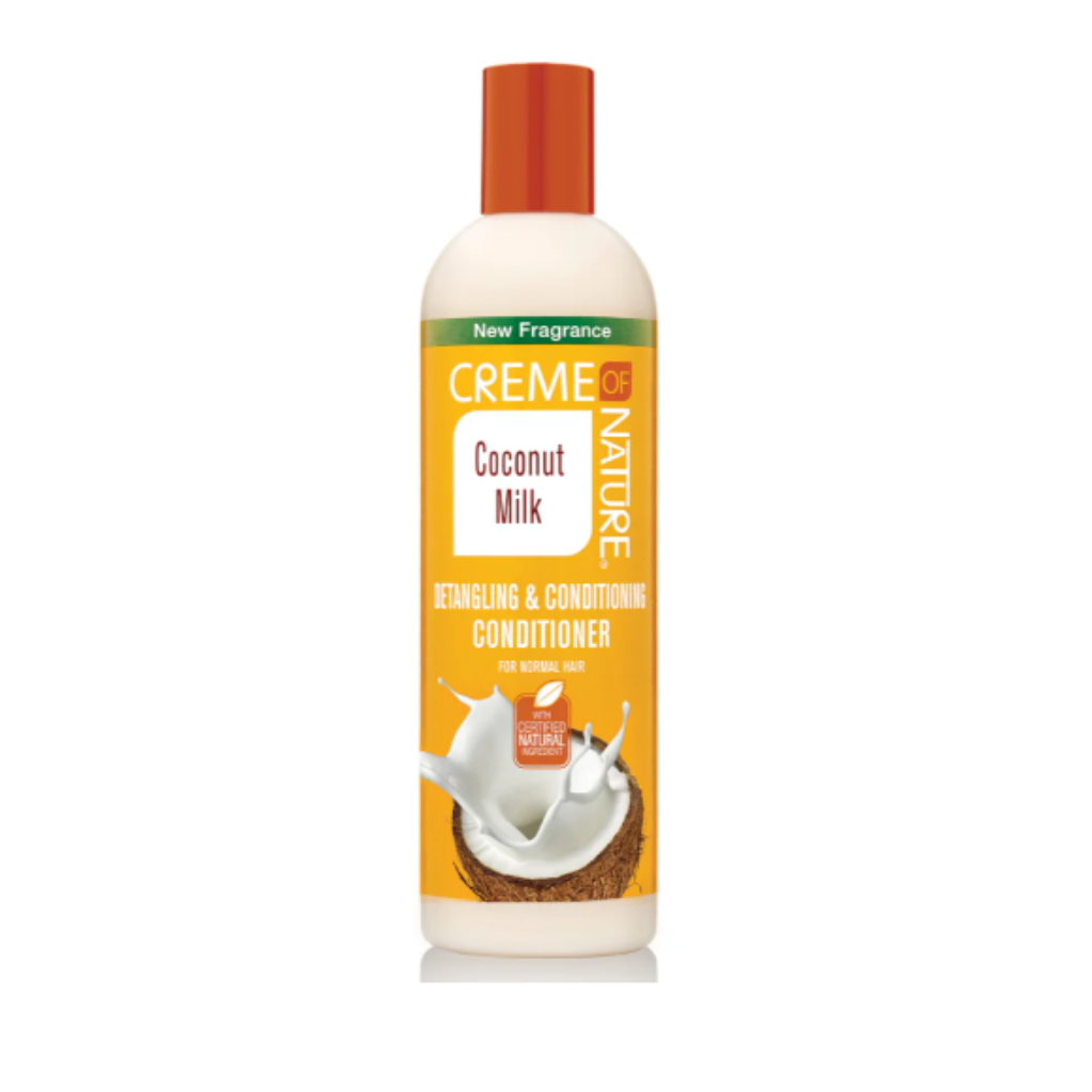 Creme of Nature Coconut Milk Detangling Conditioner 12 oz - BRAID BEAUTY