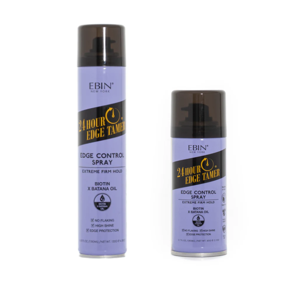 EBIN NEW YORK 24 Hour Edge Tamer - Edge Control Spray Extreme Firm Hold - BRAID BEAUTY