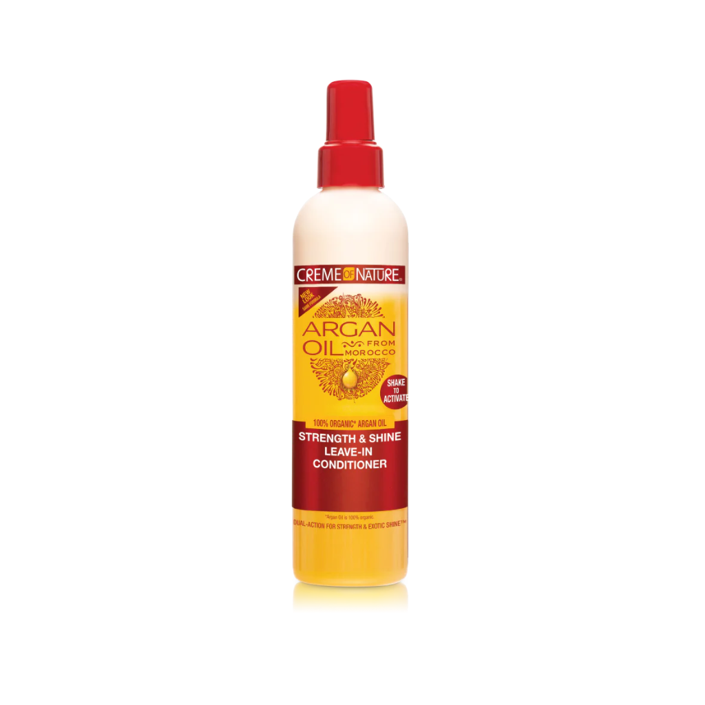 Creme of Nature Argan Oil Strength & Shine Leave-in Conditioner 8.4 oz - BRAID BEAUTY