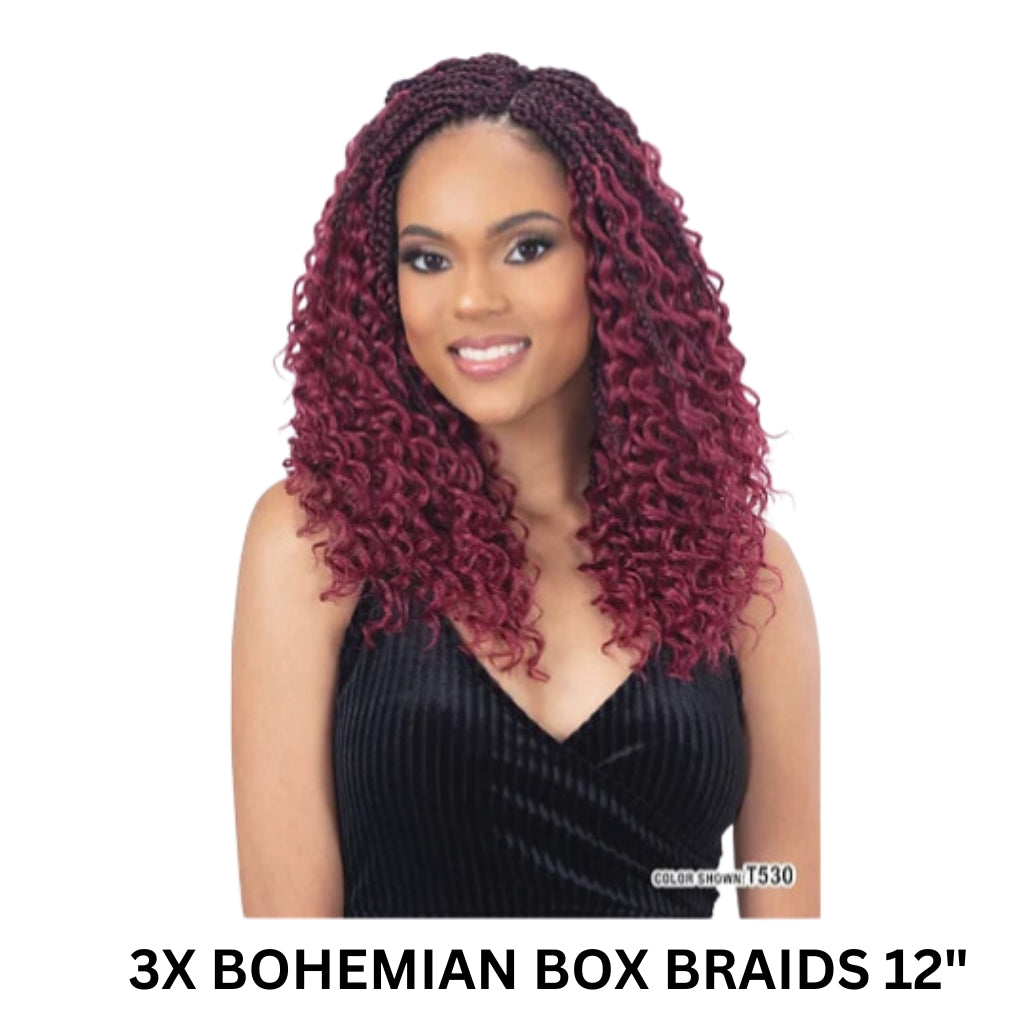 Mayde Beauty 3X Bohemian Box Braid 12" - BRAID BEAUTY