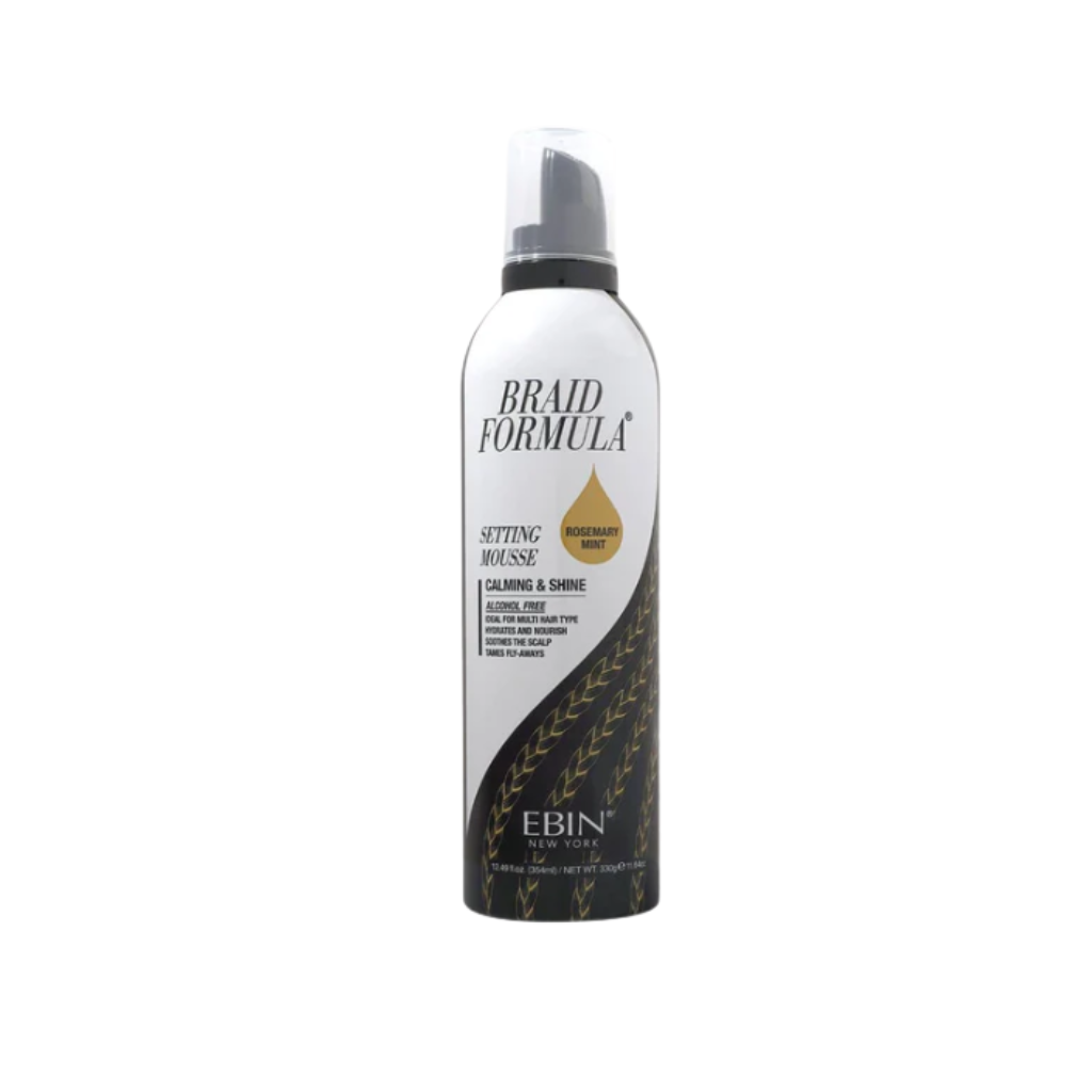 EBIN SETTING MOUSSE CALMING & SHINE - ROSEMARY - BRAID BEAUTY