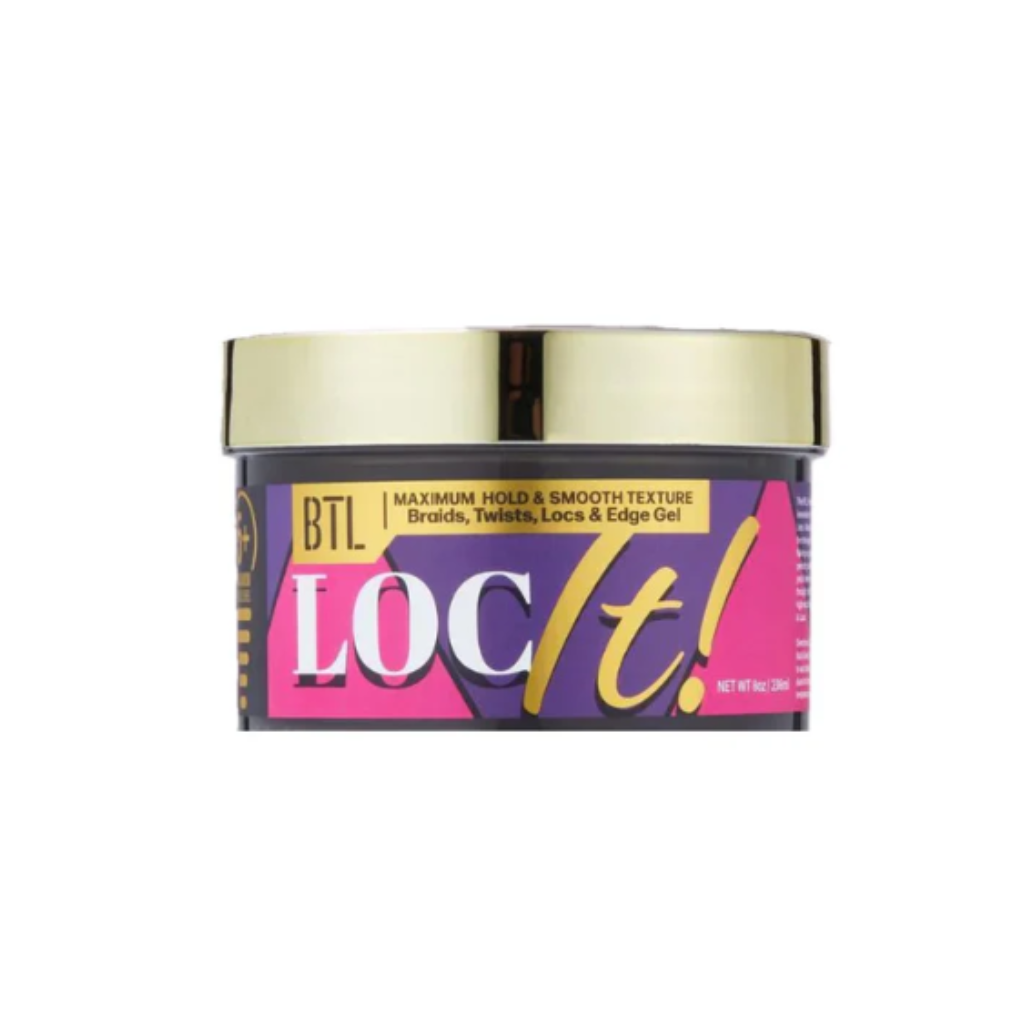 BTL LOC IT ! HAIR BRAIDS TWISTS, LOCS AND EDGE GEL 8oz - BRAID BEAUTY