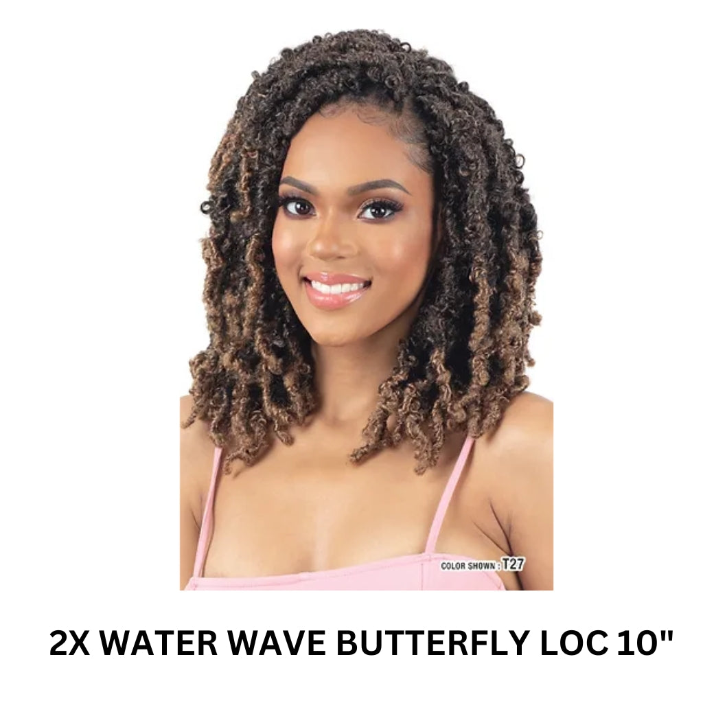 Mayde Beauty 2X WATER WAVE BUTTERFLY LOC 10" - BRAID BEAUTY
