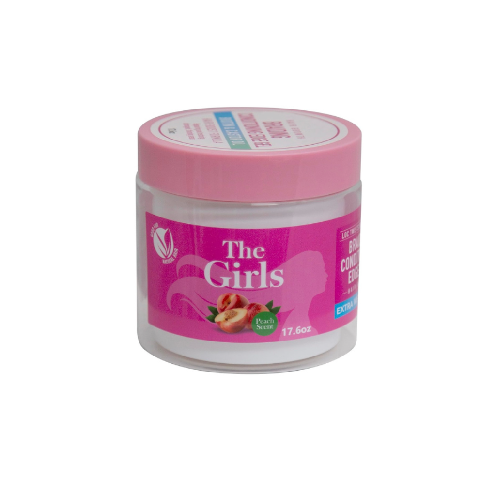 Dr. Girls Rice Water Braiding Conditioning Gel Peach 9.8 oz