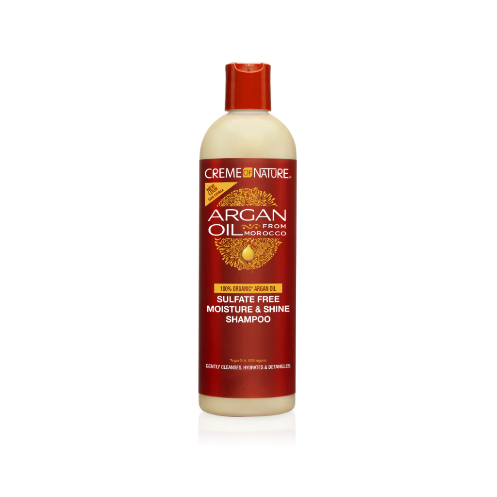 Creme of Nature Sulfate Free Shampoo for Moisture & Shine 12 oz - BRAID BEAUTY