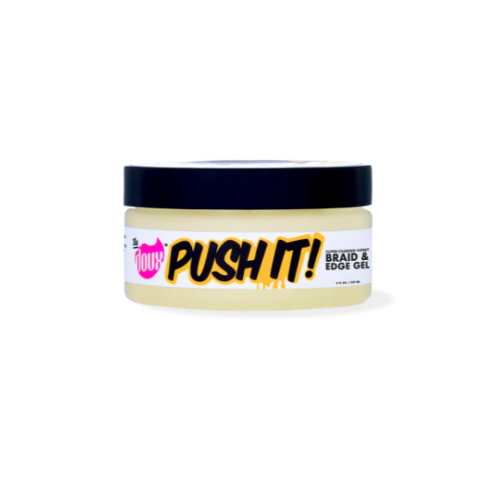 The Doux PUSH IT! Honey Braid & Edge Gel 8oz - BRAID BEAUTY