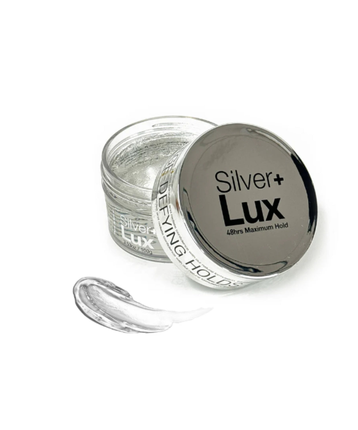 Lux Collection Silver+ Lux 48 Hour Maximum Hold Defying Hair Gel Tamer 3.53oz - BRAID BEAUTY