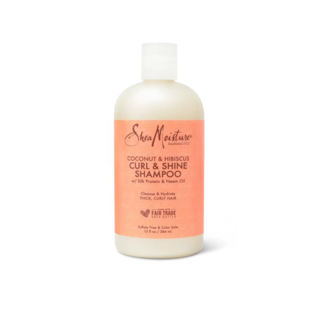 SheaMoisture Coconut & Hibiscus Curl & Shine Hair Shampoo 13 oz