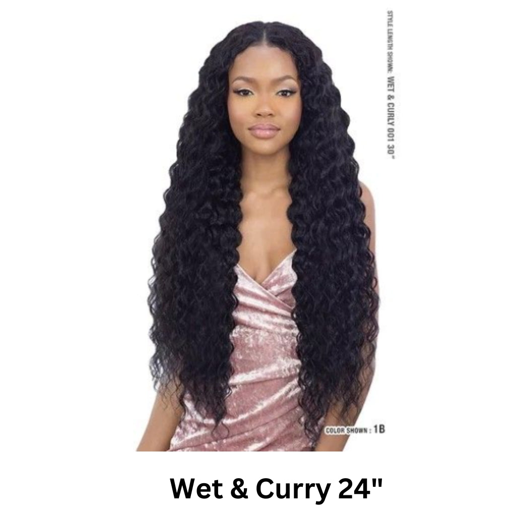 Mayde Beauty WET & CURLY 001 24" Synthetic Bloom Bundle Weave - BRAID BEAUTY