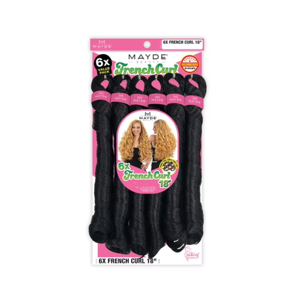 Mayde Beauty 6X French Curl Braid 18" - BRAID BEAUTY