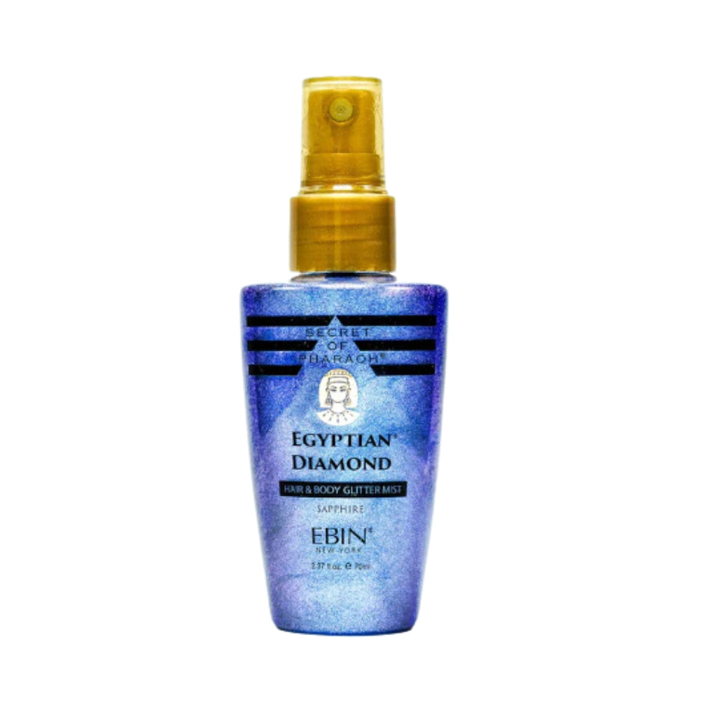 EBIN NEW YORK SECRET OF PHARAOH EGYPTIAN DIAMOND GLITTER MIST - SAPPHIRE - BRAID BEAUTY