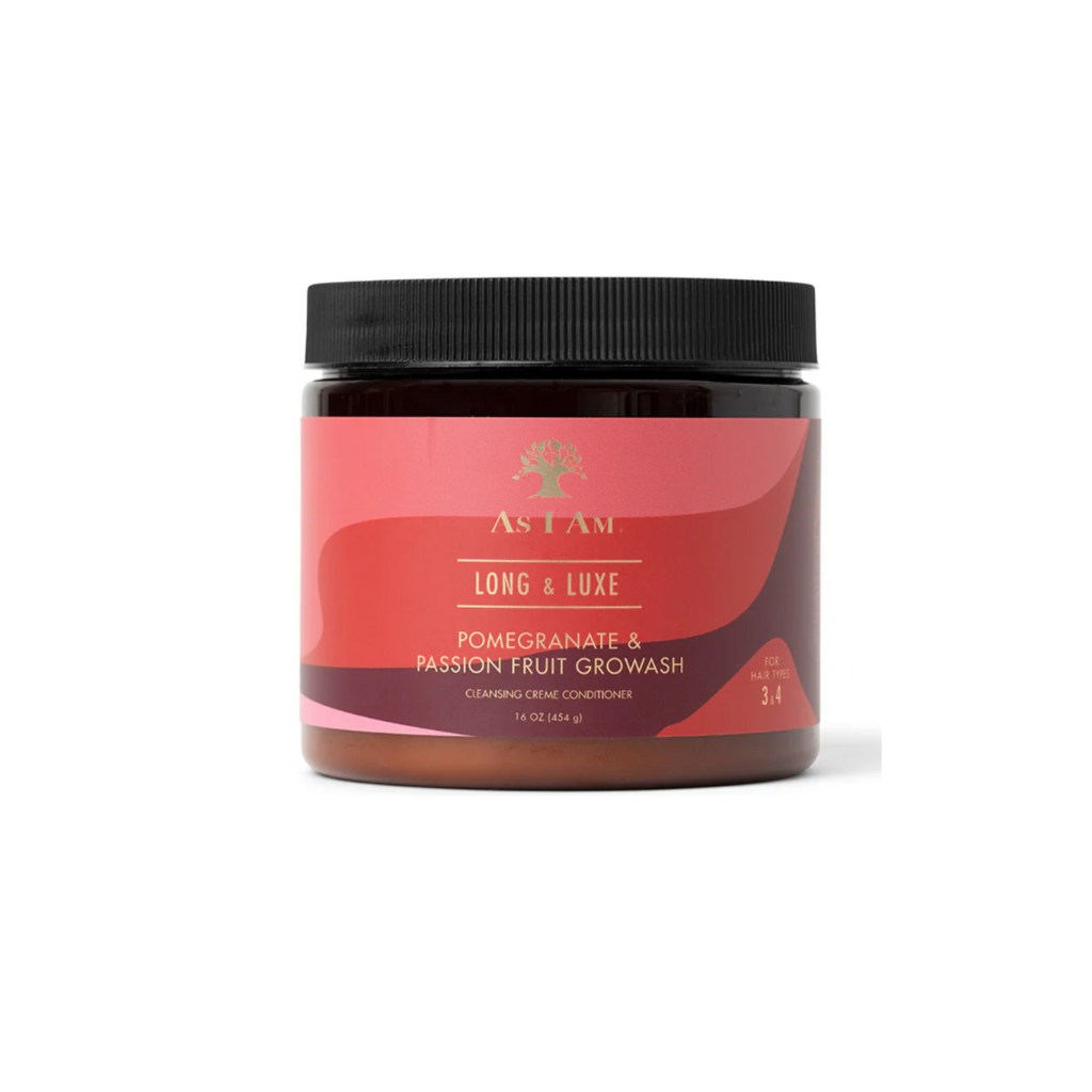As I Am Long & Luxe Pomegranate & Passion Fruit Growash
