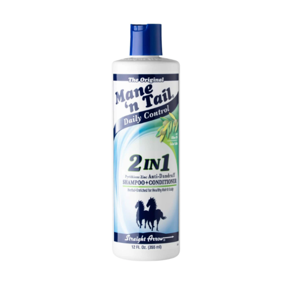 MANE 'N TAIL 2 in 1 Anti-Dandruff Shampoo and Conditioner 12 OZ - BRAID BEAUTY