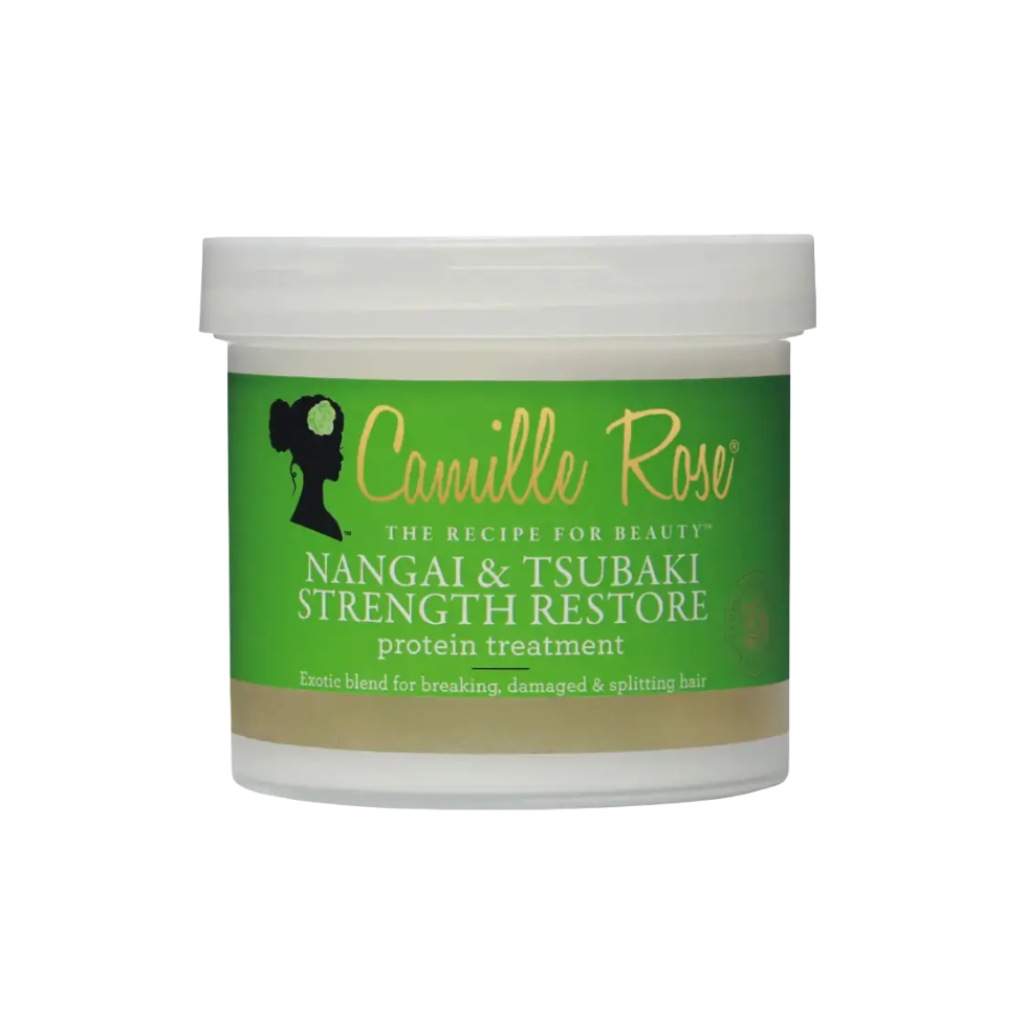 Camille Rose Nangai & Tsubaki Strength Restore Protein Treatment 12 OZ - BRAID BEAUTY