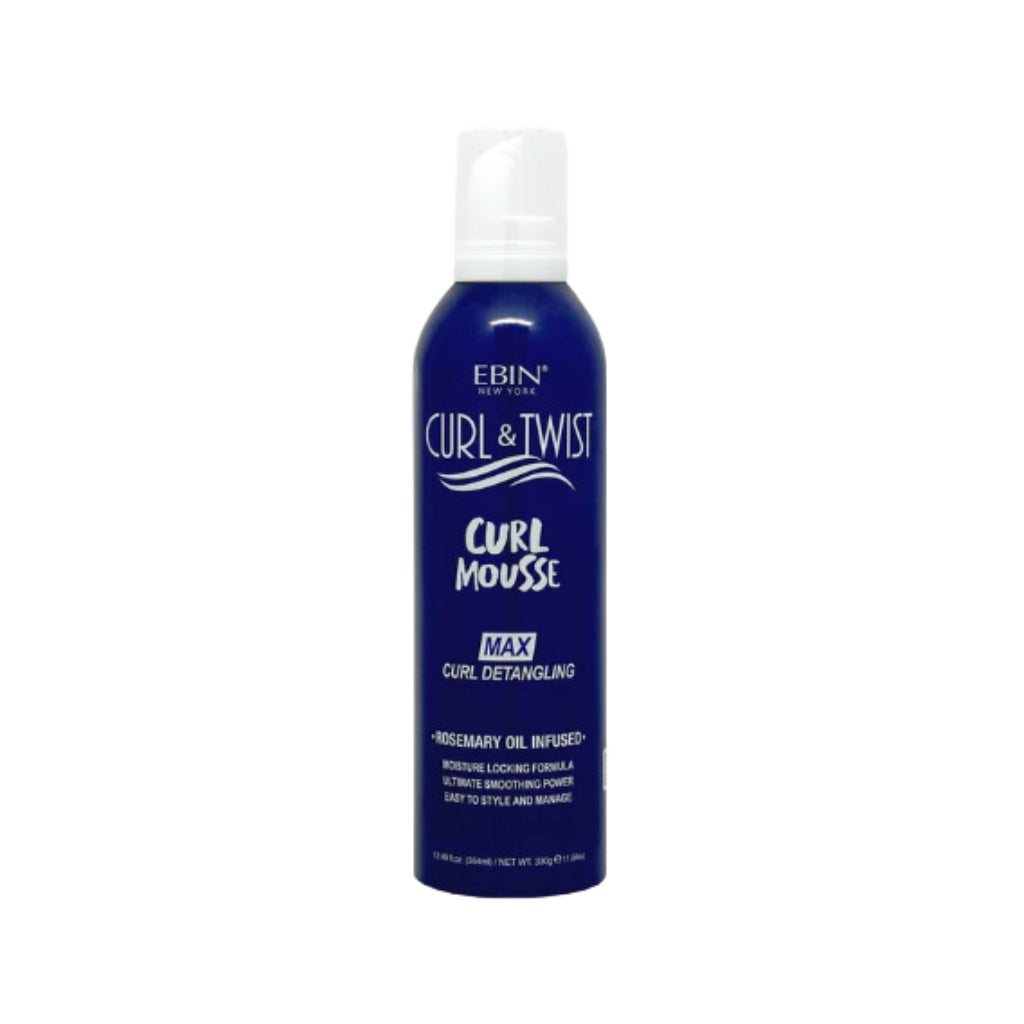 EBIN NEW YORK CURL & TWIST CURL MOUSSE - CURL DETANGLING 12.49 OZ - BRAID BEAUTY