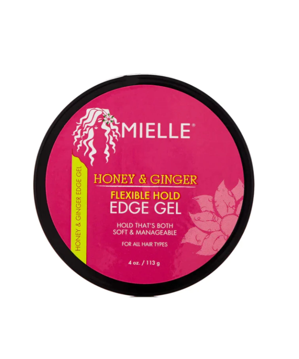 MIELLE HONEY & GINGER FLEXIBLE HOLD EDGE GEL 4 OZ - BRAID BEAUTY