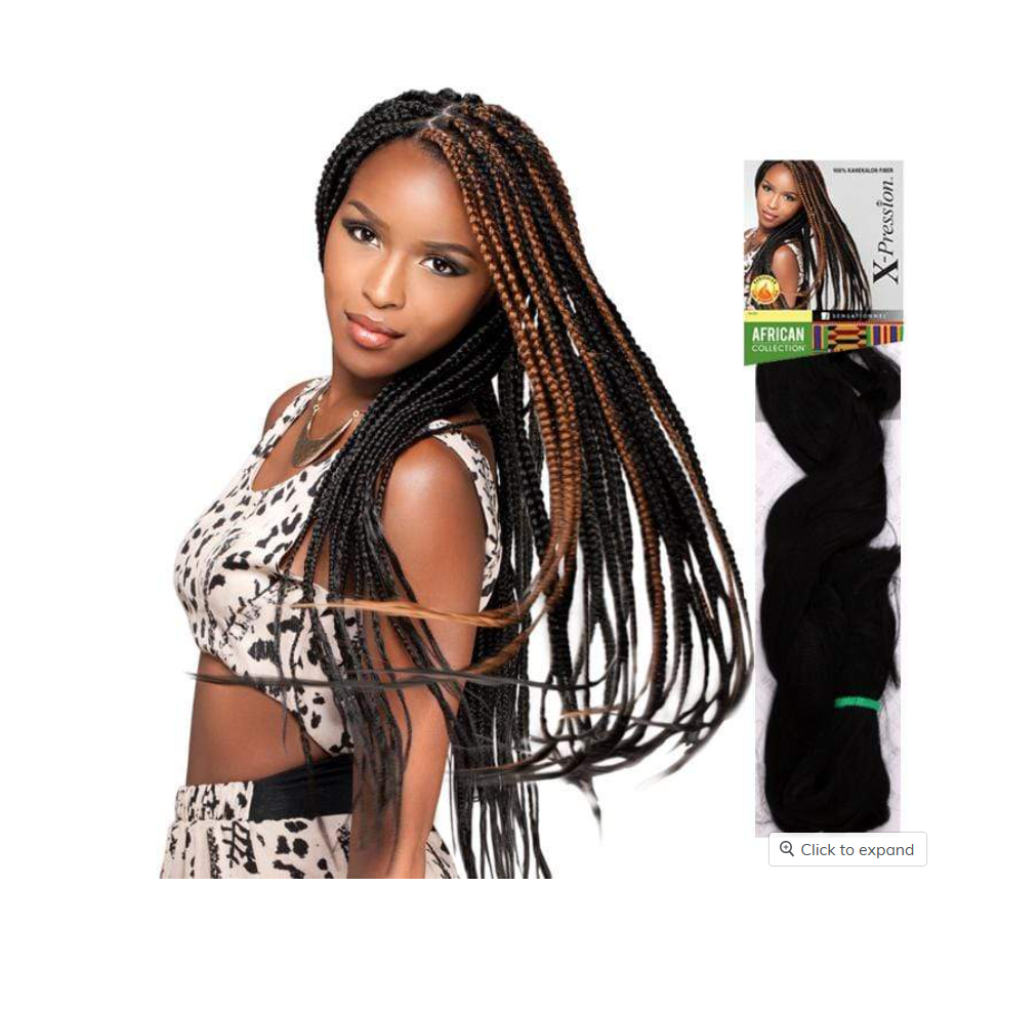 Sensationnel Synthetic Kanekalon Braids African Collection X-Pression Color Sale!