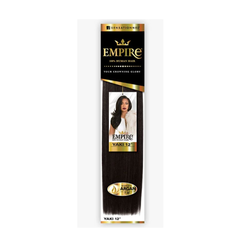 Sensationnel Human Hair Weave Empire Yaki Weaving