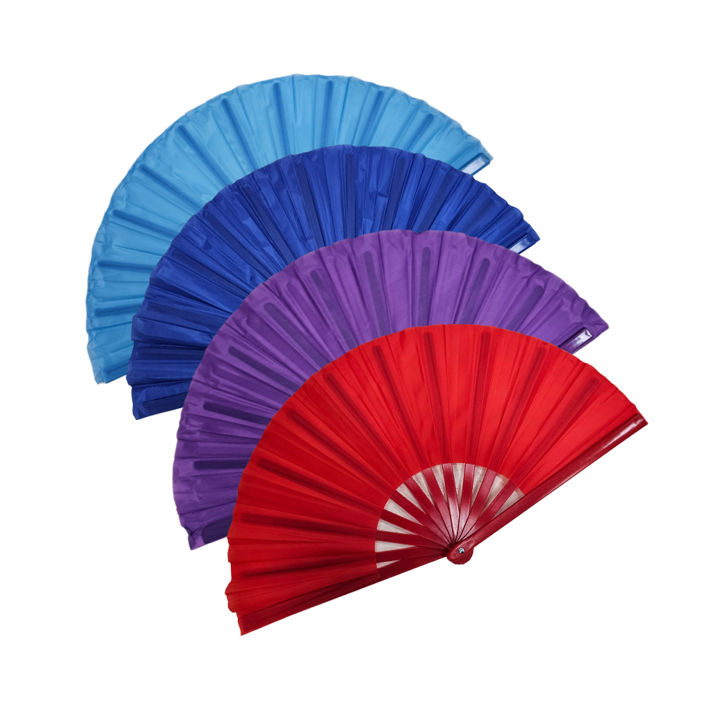 Large Folding Clack Fan - BRAID BEAUTY