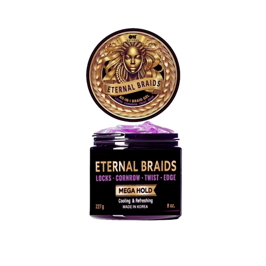 On Natural Eternal Braids All-In-1 Gel Mega Hold 8 OZ - BRAID BEAUTY