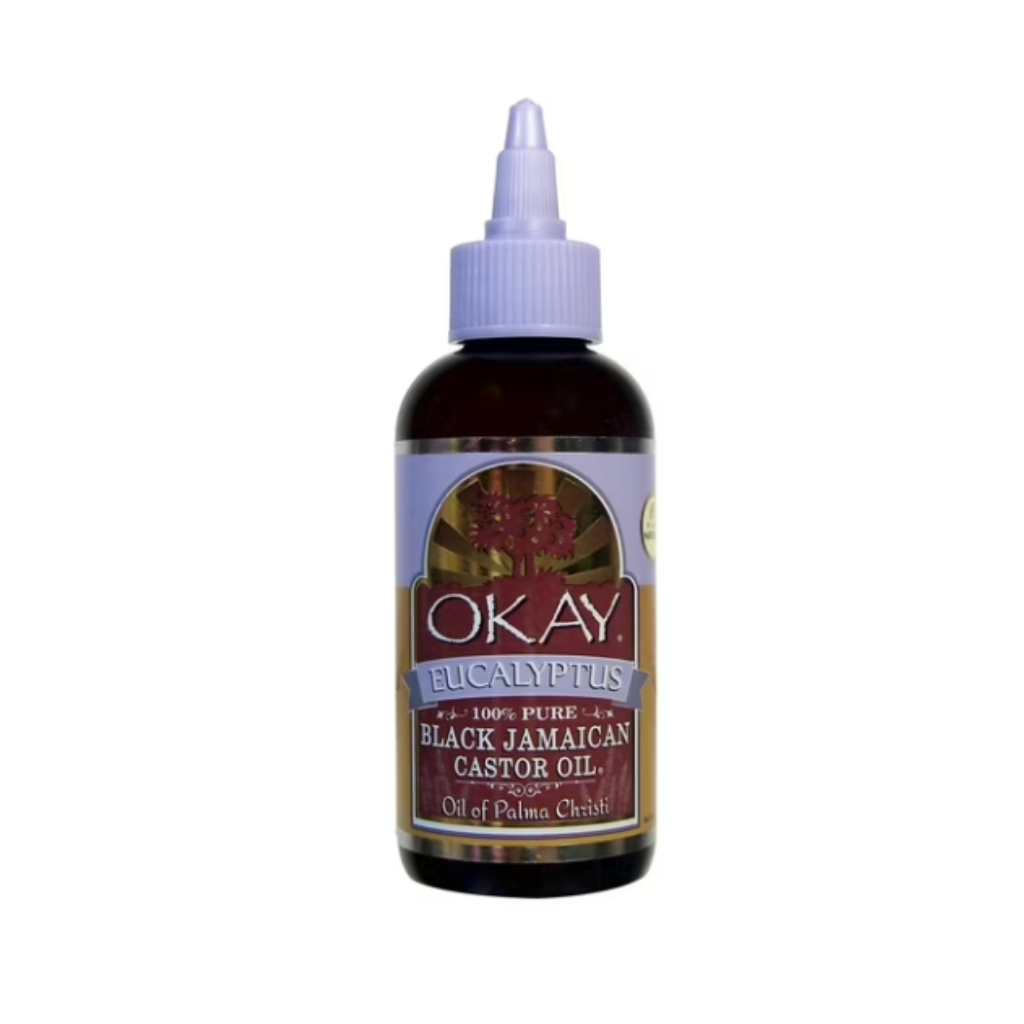 OKAY Black Castor Oil with Eucalyptus 4oz - BRAID BEAUTY