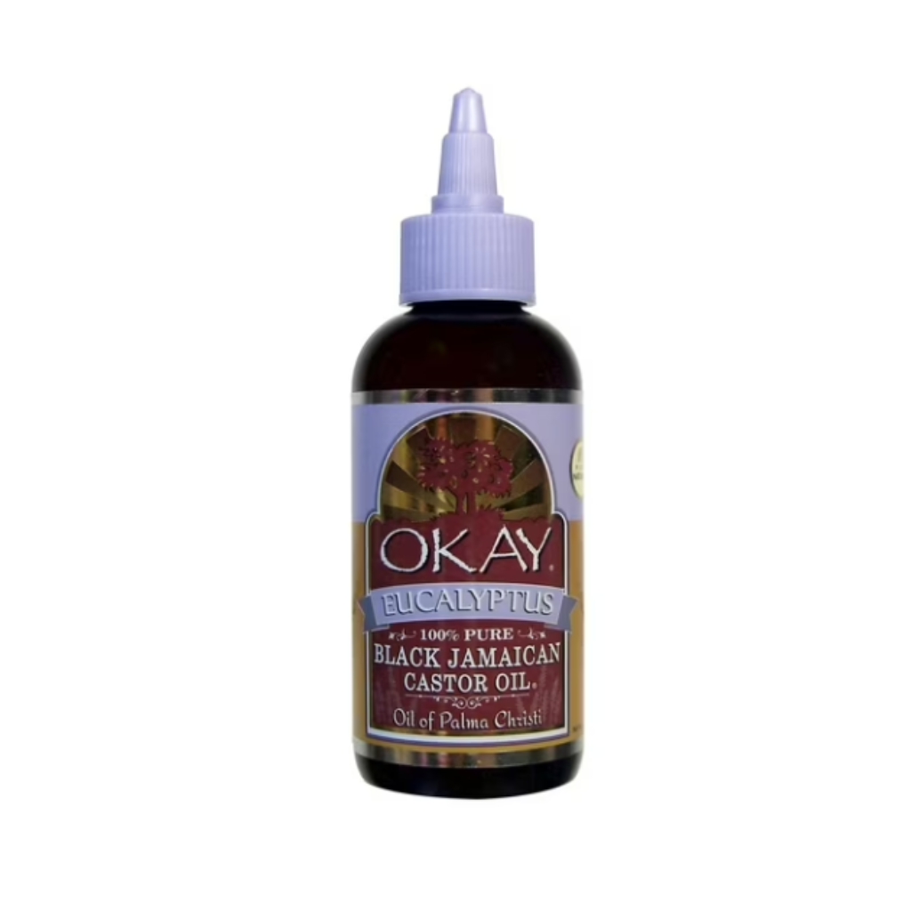 OKAY Black Castor Oil with Eucalyptus 4oz