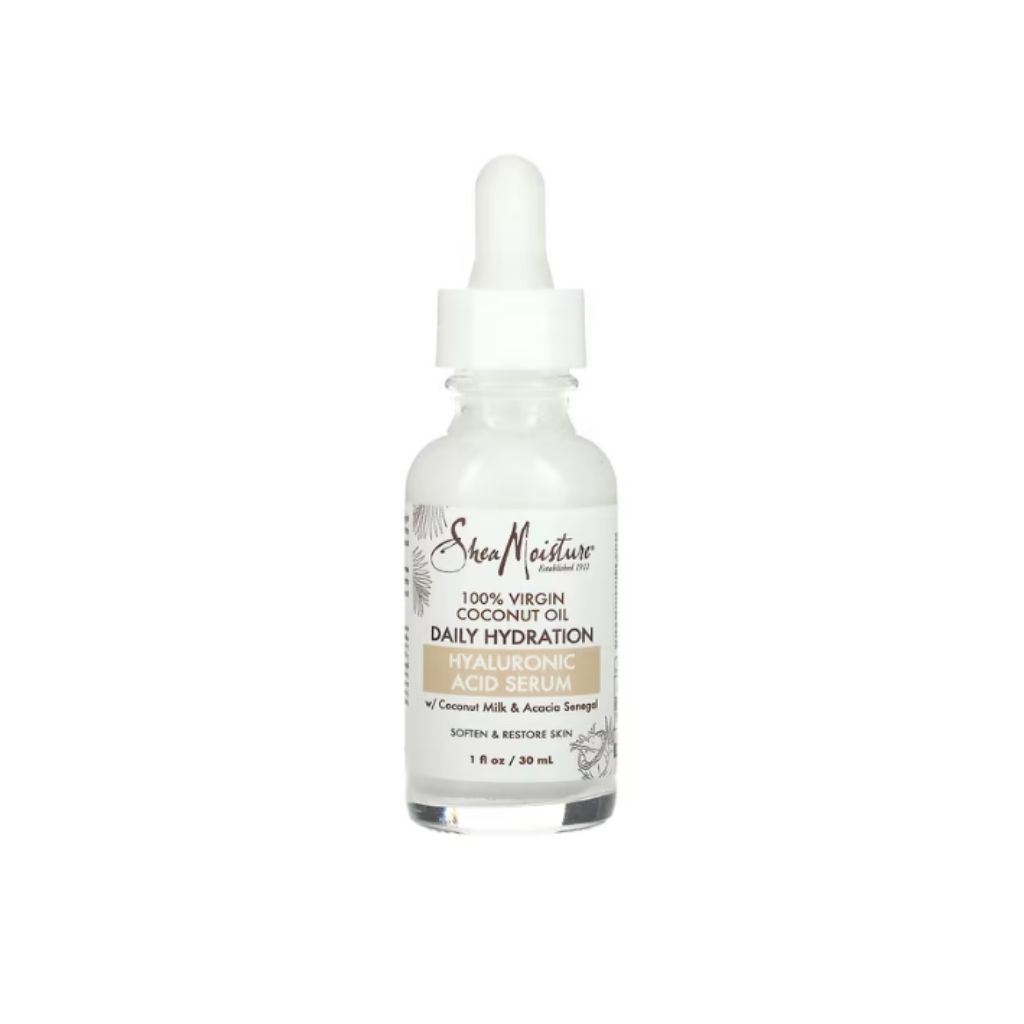 SheaMoistue 100% Virgin Coconut Oil  Daily Hydration Hyaluronic Acid Serum 1 oz - BRAID BEAUTY