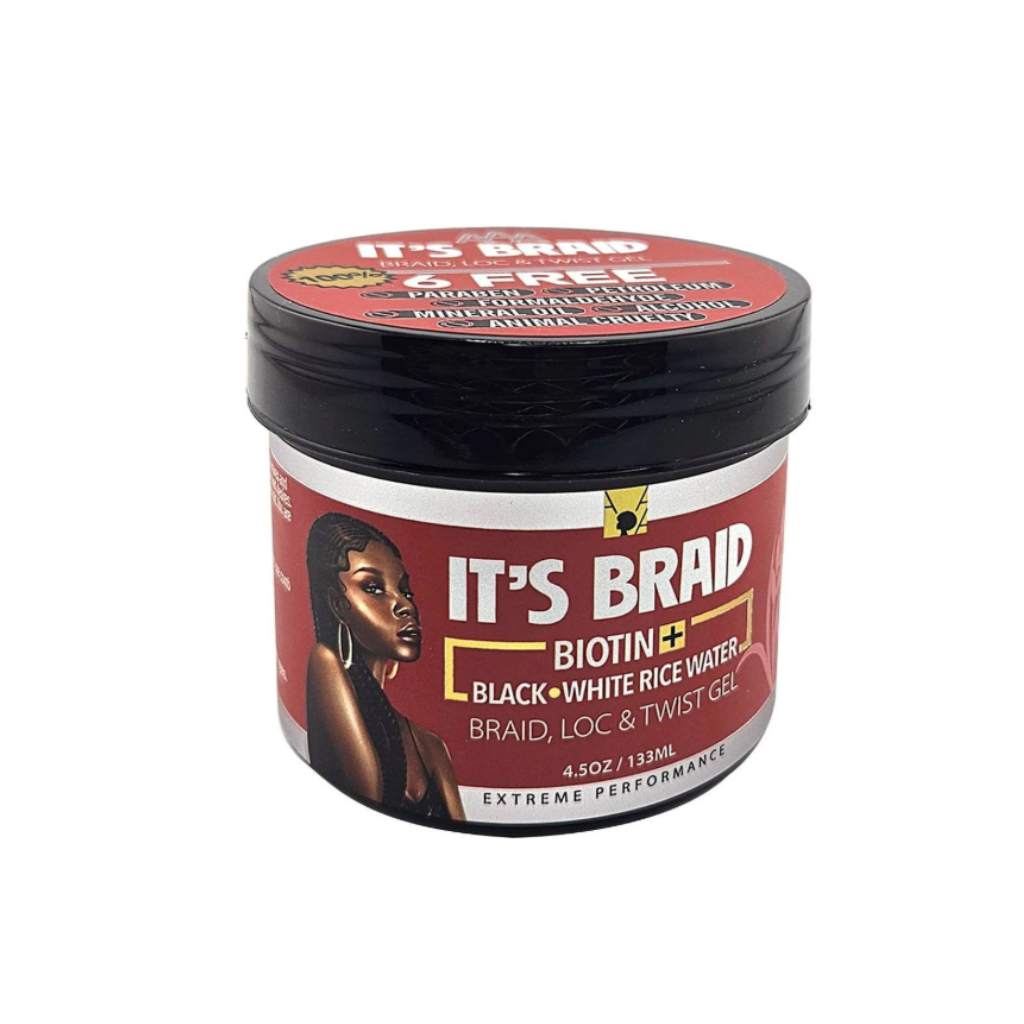 African Anti-Aging "It's Braid" Braid, Lock & Twist Get: Biotin+ Rosemary and Mint 4.5 oz - BRAID BEAUTY
