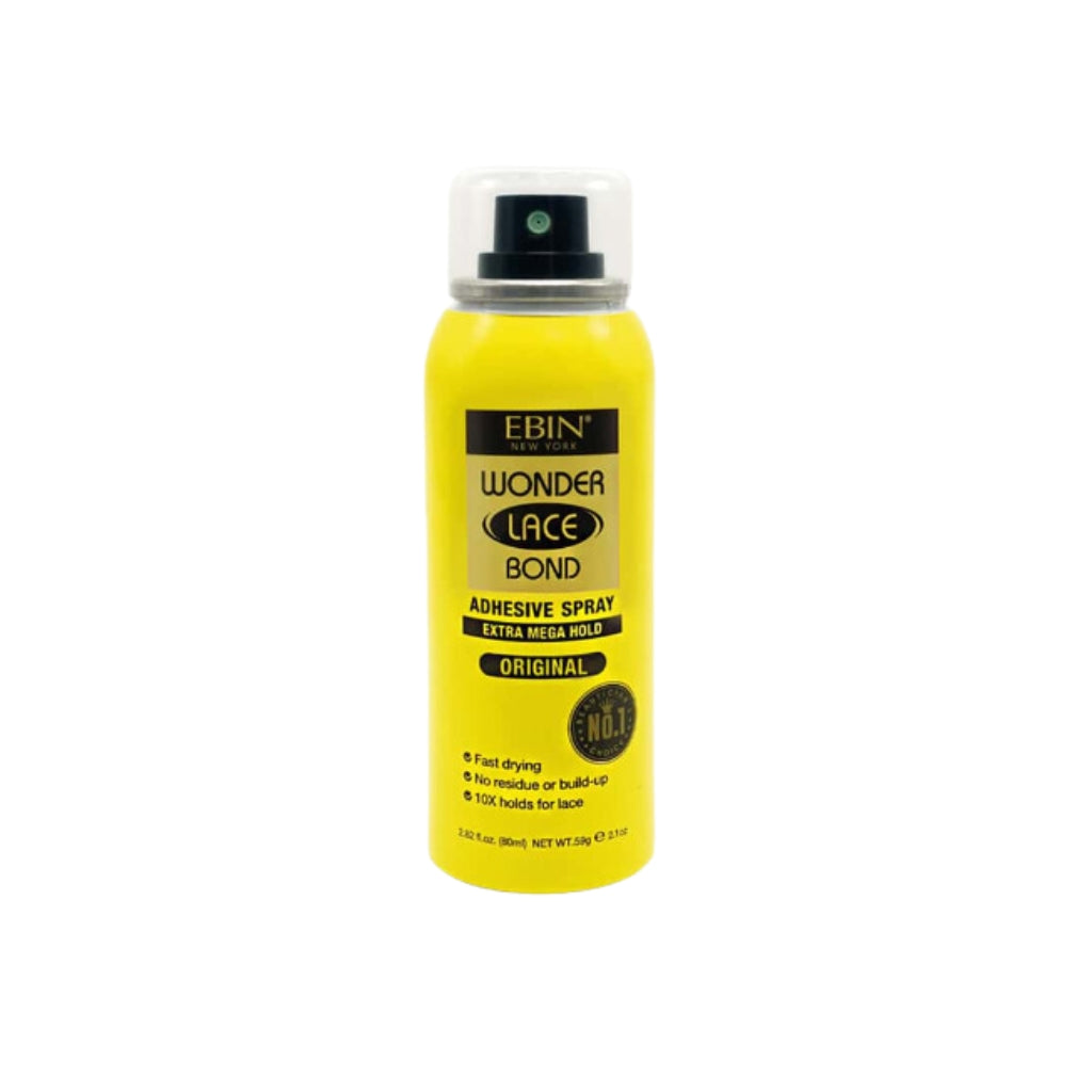 Ebin NY Wonder Lace Bond Wig Adhesive Spray - Active 6.08oz – SM Beauty  Supply