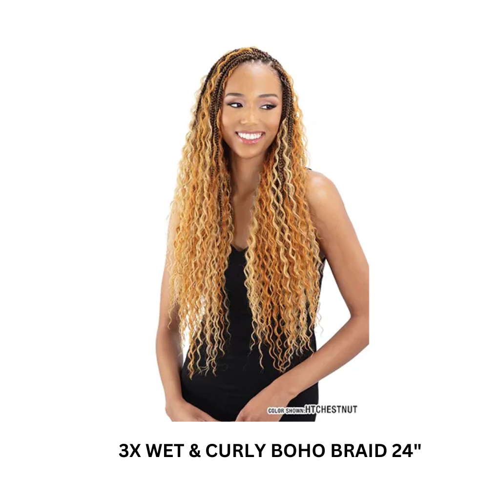 Mayde Beauty 3X WET & CURLY BOHO BRAID 24" - BRAID BEAUTY
