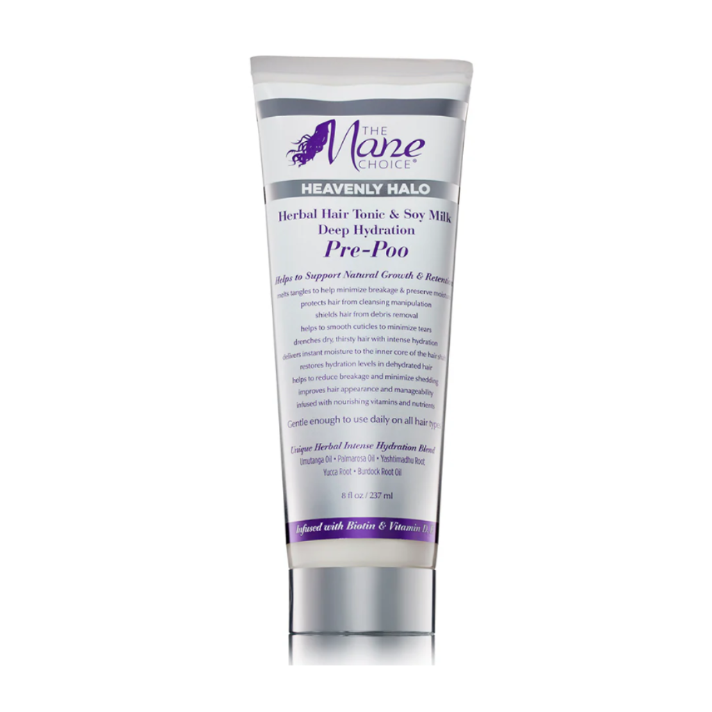 The Mane Choice Heavenly Halo Herbal Hair Tonic & Soy Milk Deep Hydration Pre-Poo - BRAID BEAUTY