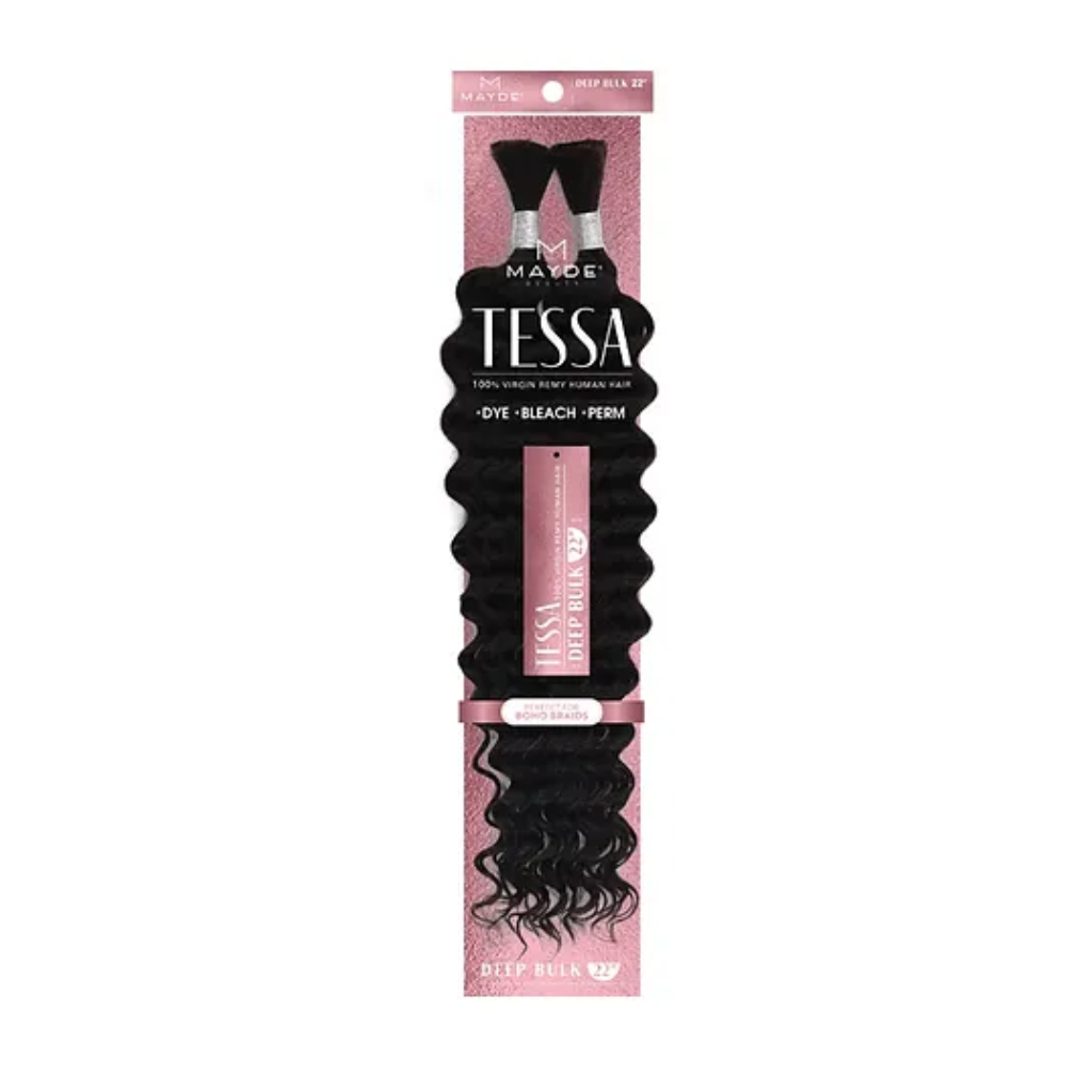 Mayde Beauty Deep Bulk 22 Tessa 100% Virgin Remy Human Hair - BRAID BEAUTY