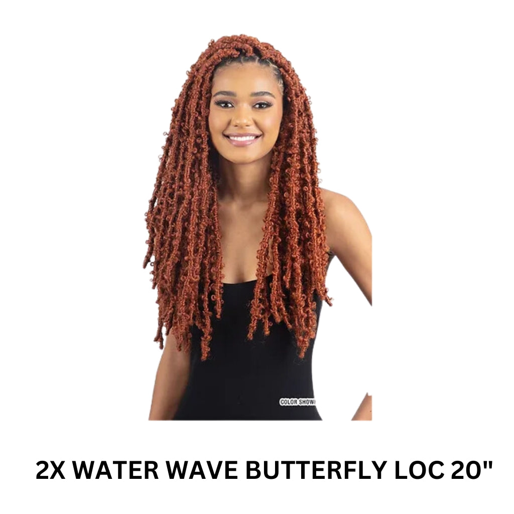 Mayde Beauty 2X WATER WAVE BUTTERFLY LOC 20" - BRAID BEAUTY