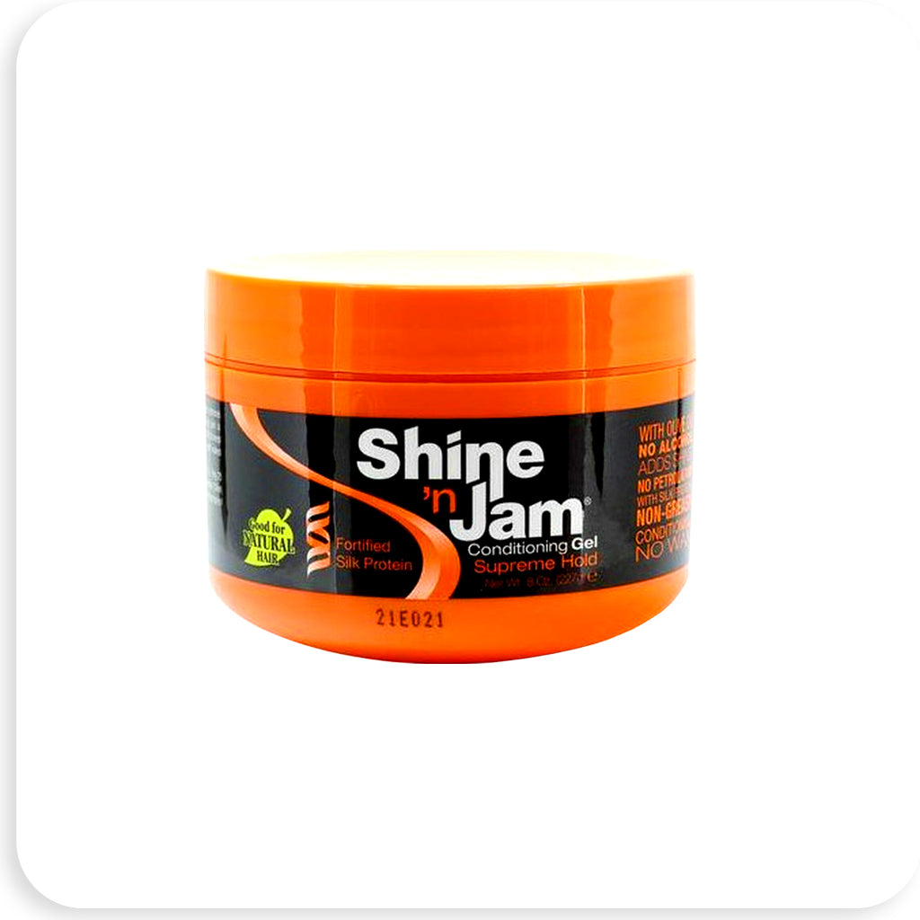 Ampro Shine n Jam Supreme 8 OZ - BRAID BEAUTY INC