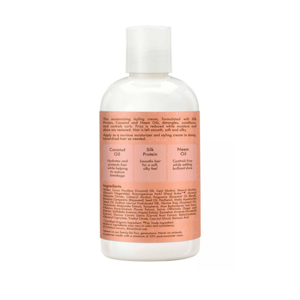 SheaMoisture Curl and Style Milk for Thick Curly Hair Coconut and Hibiscus - 8 fl oz - BRAID BEAUTY