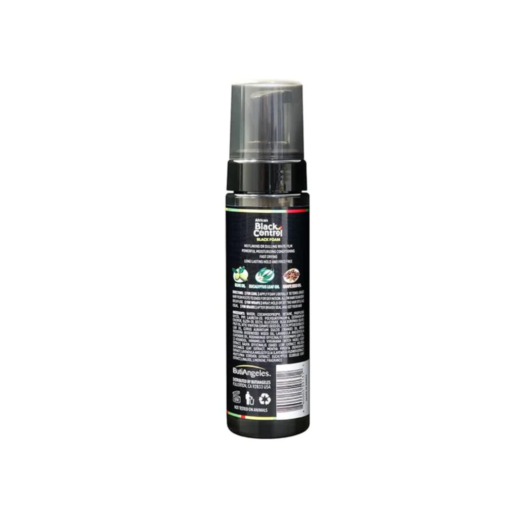 AFRICAN BLACK CONTROL BLACK FOAM 8 oz - BRAID BEAUTY